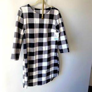 Mahi Gold black and white dress